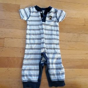 Striped 1 piece outfit